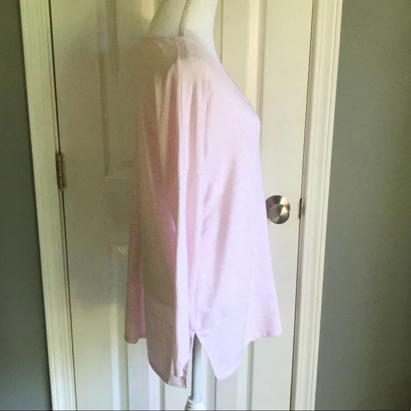 Cupio tunic length sweatshirt in pale pink, M - Picture 3 of 6